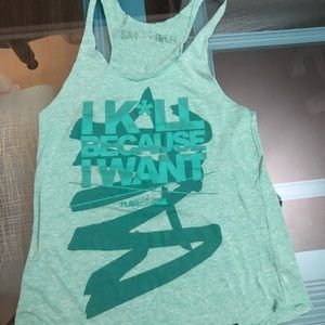 FNF teal tank top